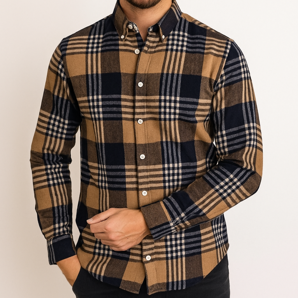 Levi™ | Klassiek langmouw overhemd van katoen