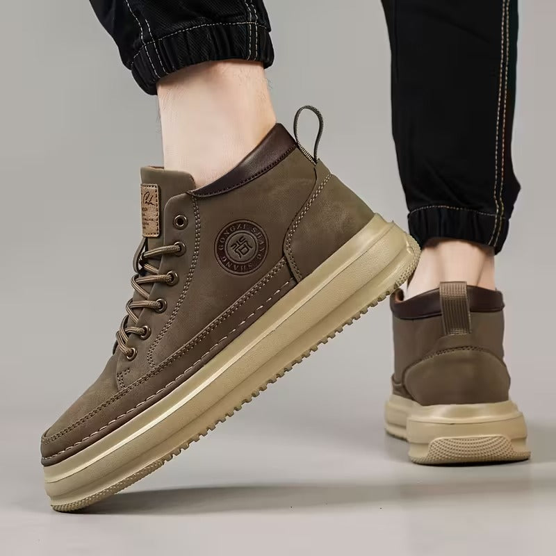 Niels™ | Orthopedisch comfort in stoer leer