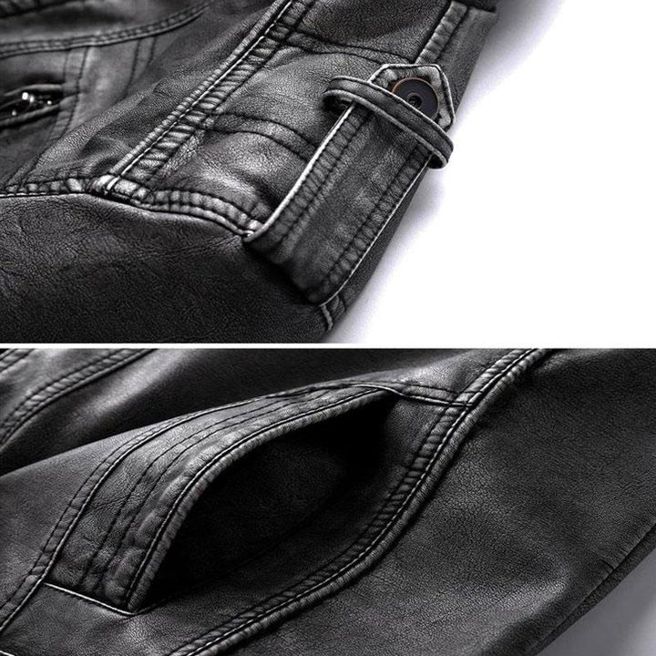 Scott™ | Leren jas voor mannen met karakter