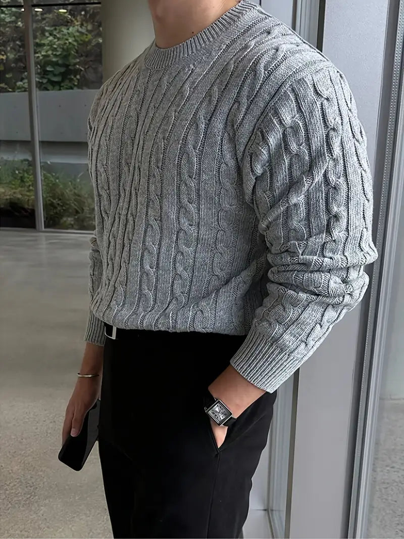 Thomas™ | Stoere gebreide trui