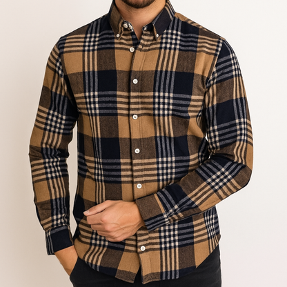 Levi™ | Klassiek langmouw overhemd van katoen