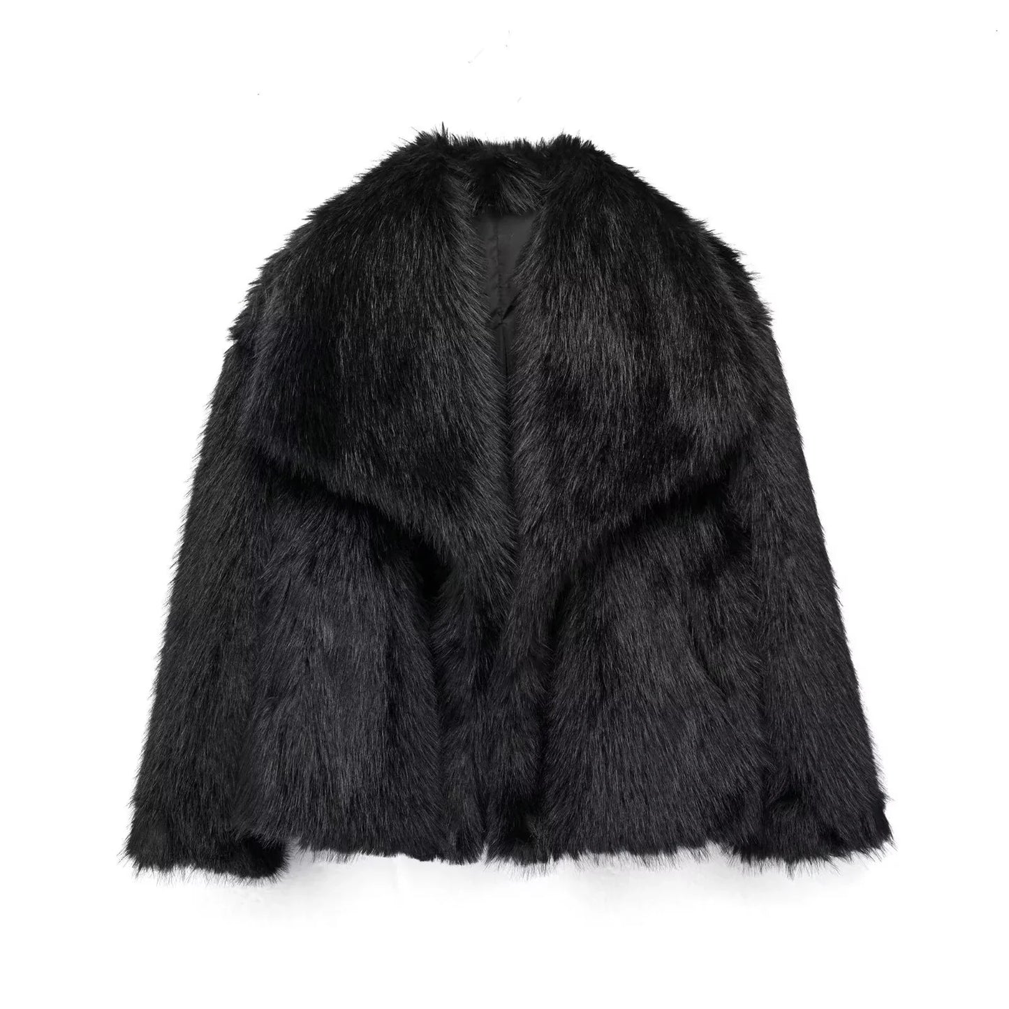 Amelia™ | Zachte faux-fur jas met een lichte, luxe uitstraling