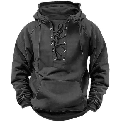 Boris™ | Stoere hoodie met koorddetail