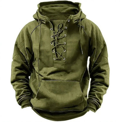 Boris™ | Stoere hoodie met koorddetail