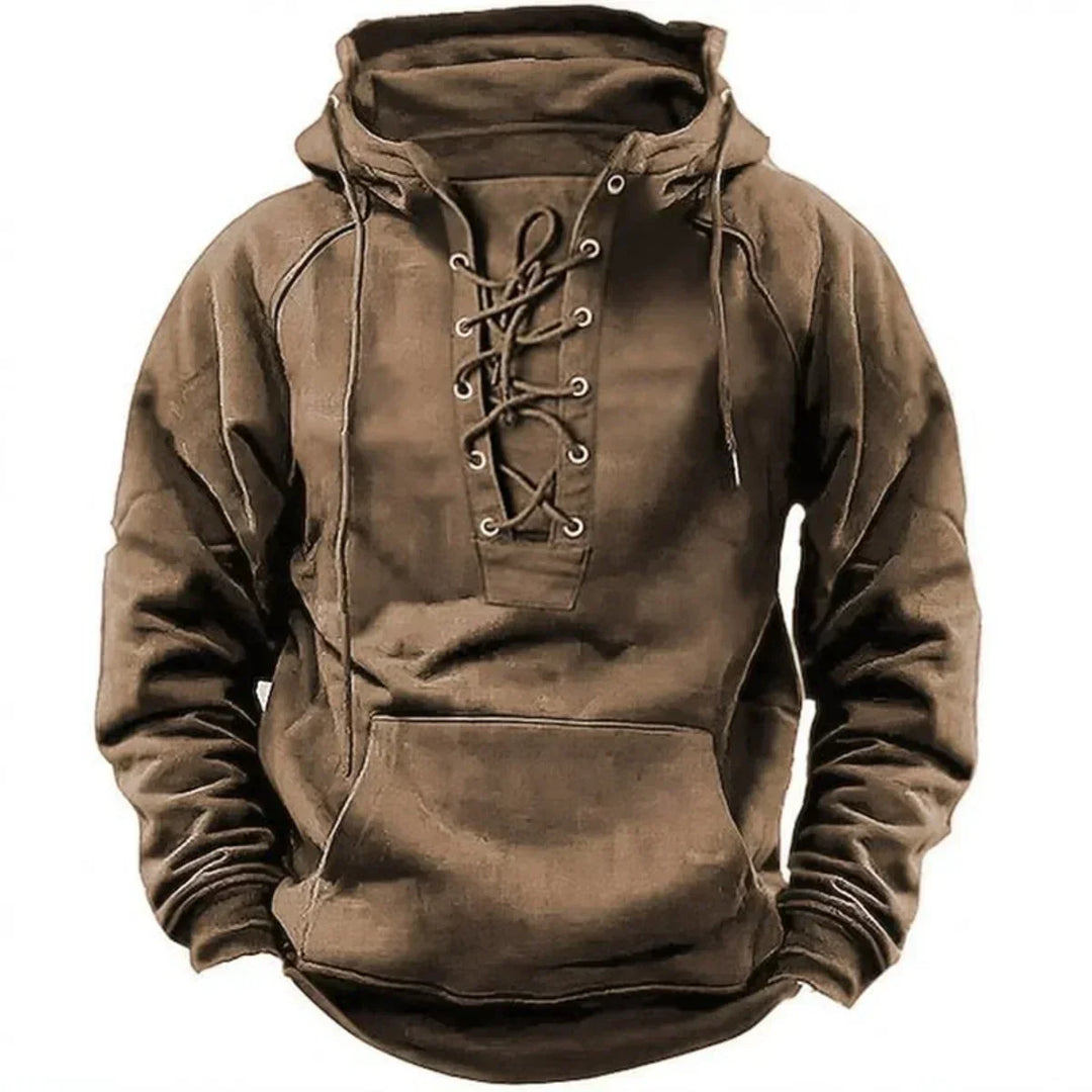 Boris™ | Stoere hoodie met koorddetail