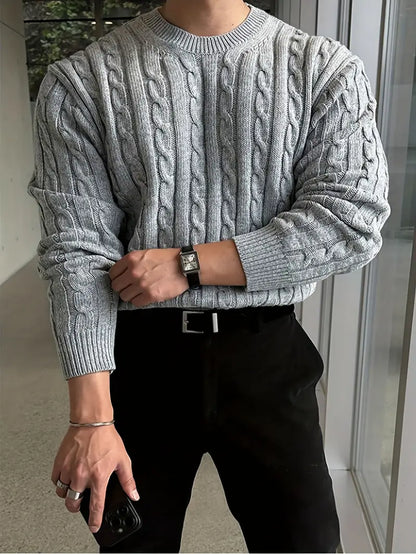 Thomas™ | Stoere gebreide trui