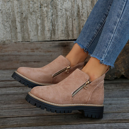 Elise™ | Elegante enkellaarsjes met zijrits